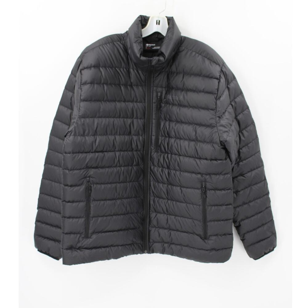 Marmot Men's Highlander Full Zip Down Jacket Size XL Black